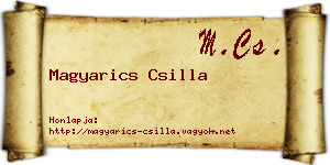 Magyarics Csilla névjegykártya